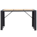 Set mobilier bar exterior, cu perne, 7 piese, negru, poliratan - WALTI WALTI