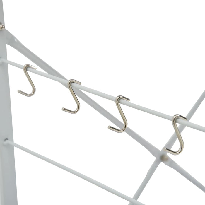 Dulap cuptor microunde, alb, 60x39,6x123 cm, lemn prelucrat - WALTI WALTI