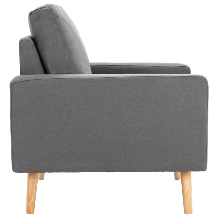 Fotoliu, gri deschis, material textil - WALTI WALTI