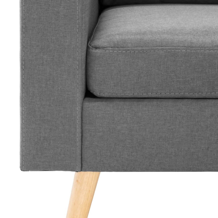 Fotoliu, gri deschis, material textil - WALTI WALTI