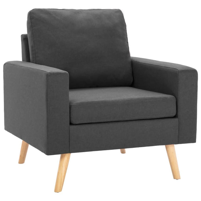 Fotoliu, gri închis, material textil - WALTI WALTI
