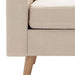 Fotoliu, crem, material textil - WALTI WALTI