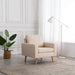 Fotoliu, crem, material textil - WALTI WALTI