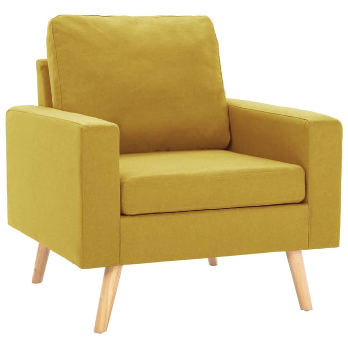 Fotoliu, galben, material textil - WALTI WALTI