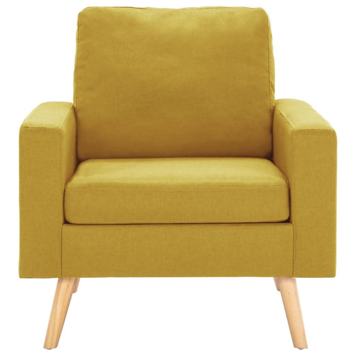 Fotoliu, galben, material textil - WALTI WALTI