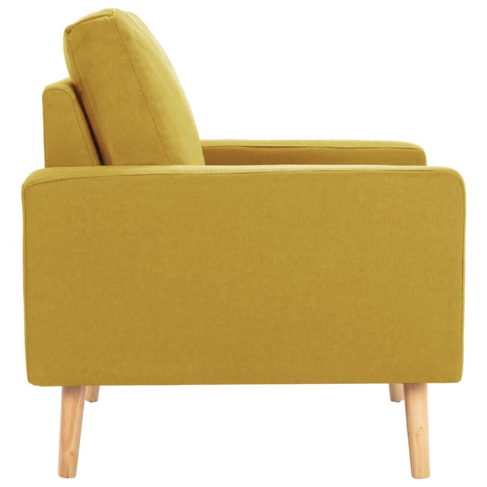 Fotoliu, galben, material textil - WALTI WALTI