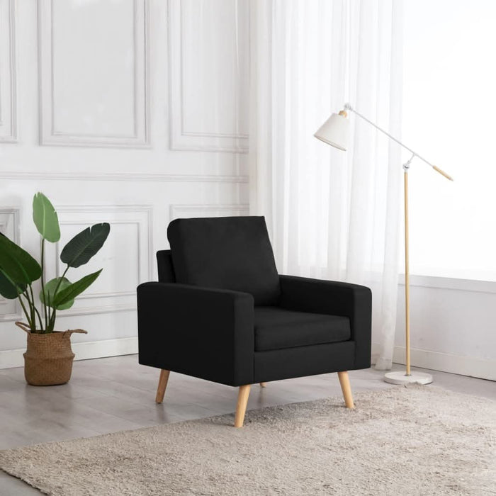 Fotoliu, negru, material textil - WALTI WALTI