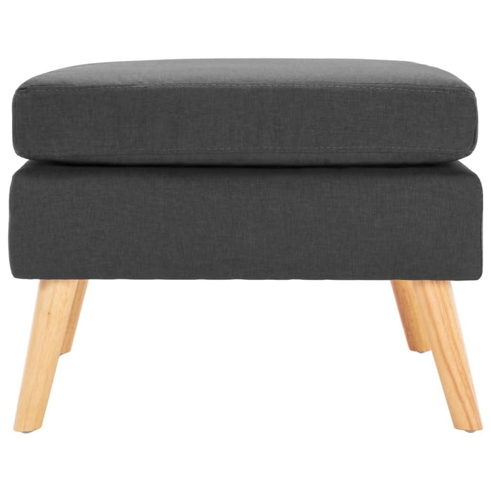 Taburet, gri închis, material textil - WALTI WALTI