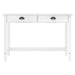 Masă consolă Hill cu 2 sertare, 110x45x74 cm, lemn masiv pin - WALTI WALTI
