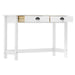 Masă consolă Hill cu 2 sertare, 110x45x74 cm, lemn masiv pin - WALTI WALTI