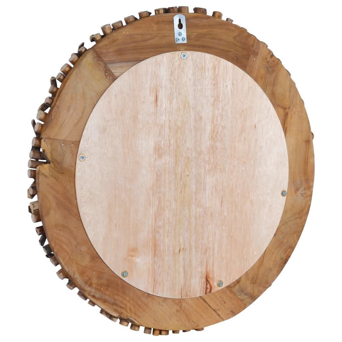 Oglindă de perete, 60 cm, tec, rotund - WALTI WALTI