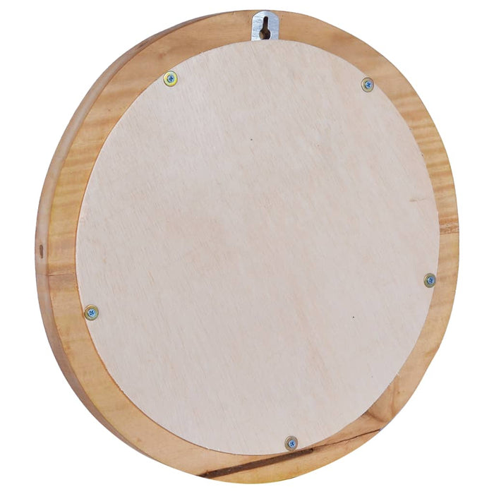 Oglindă de perete, 40 cm, tec, rotund - WALTI WALTI