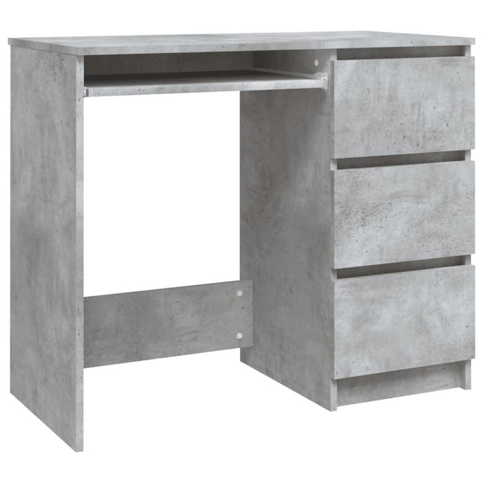Birou, gri beton, 90 x 45 x 76 cm, PAL - WALTI WALTI