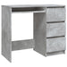Birou, gri beton, 90 x 45 x 76 cm, PAL - WALTI WALTI