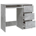 Birou, gri beton, 90 x 45 x 76 cm, PAL - WALTI WALTI