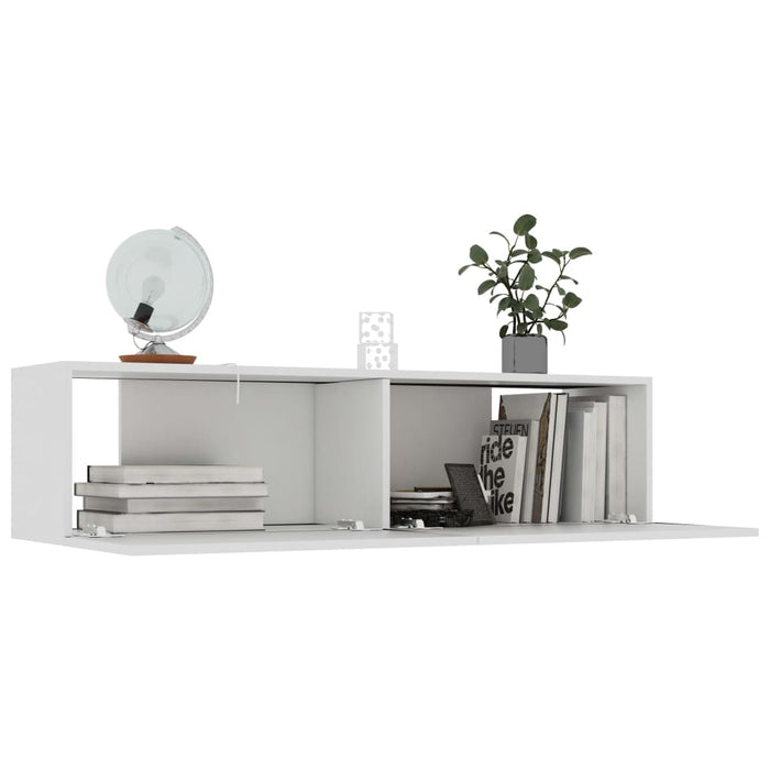 Comodă TV, alb, 120 x 30 x 30 cm, PAL - WALTI WALTI