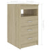 Dulap cu sertare, stejar sonoma, 40x50x76 cm, lemn compozit - WALTI WALTI