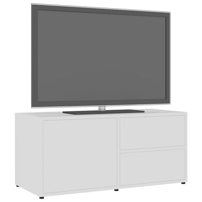Comodă TV, alb, 80 x 34 x 36 cm, PAL - WALTI WALTI