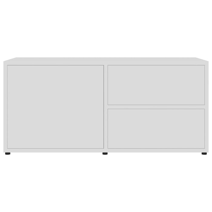 Comodă TV, alb, 80 x 34 x 36 cm, PAL - WALTI WALTI