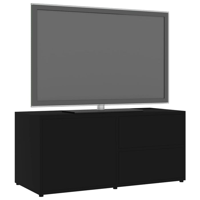 Comodă TV, negru, 80 x 34 x 36 cm, PAL - WALTI WALTI