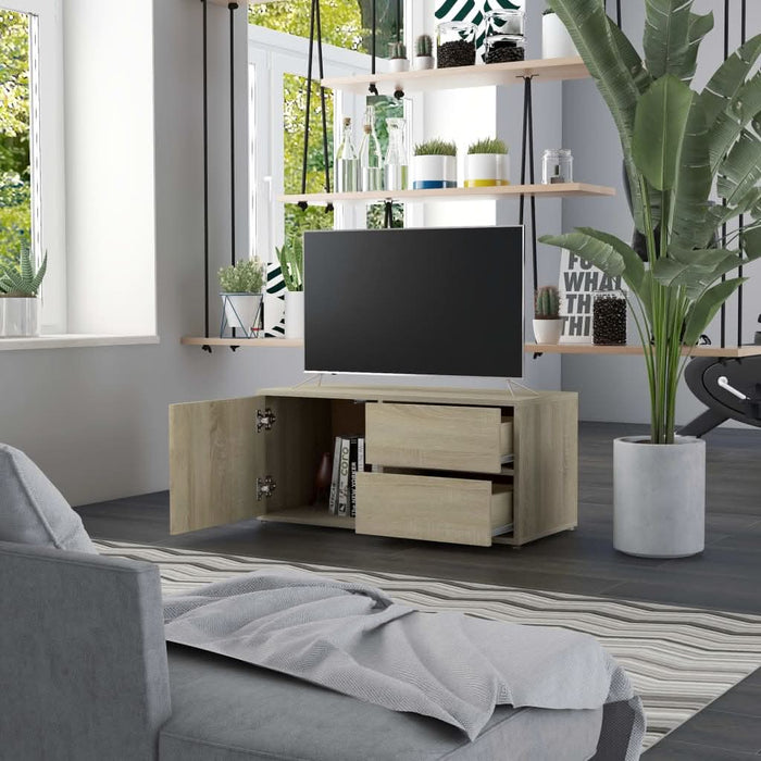 Comodă TV, stejar Sonoma, 80 x 34 x 36 cm, PAL - WALTI WALTI