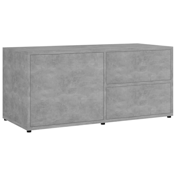 Comodă TV, gri beton, 80 x 34 x 36 cm, PAL - WALTI WALTI