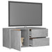 Comodă TV, gri beton, 80 x 34 x 36 cm, PAL - WALTI WALTI