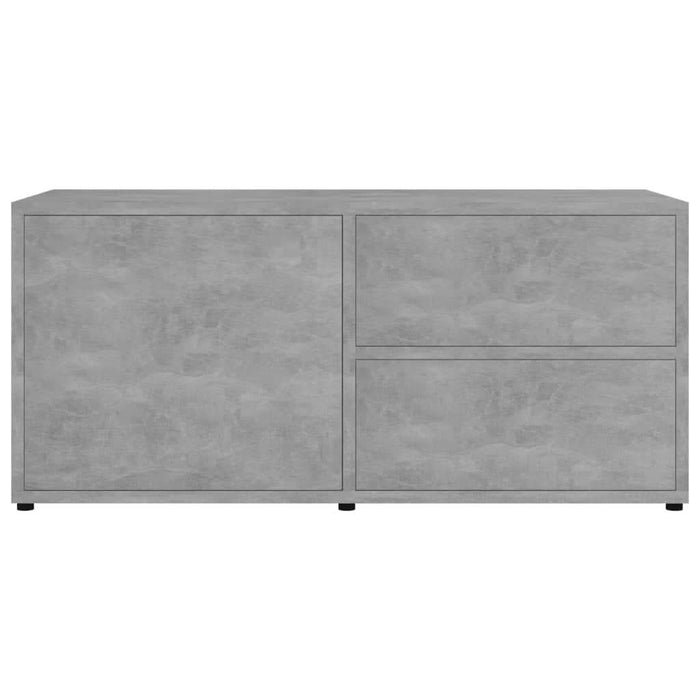 Comodă TV, gri beton, 80 x 34 x 36 cm, PAL - WALTI WALTI