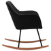 Scaun balansoar, negru, material textil - WALTI WALTI