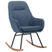 Scaun balansoar, albastru, material textil - WALTI WALTI