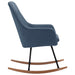 Scaun balansoar, albastru, material textil - WALTI WALTI