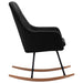 Scaun balansoar, negru, material textil - WALTI WALTI