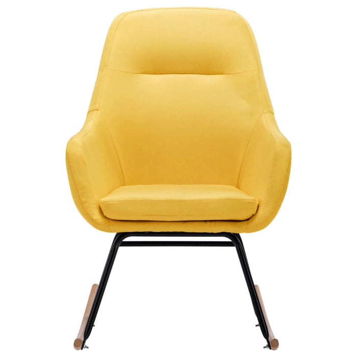 Scaun balansoar, galben muștar, material textil - WALTI WALTI