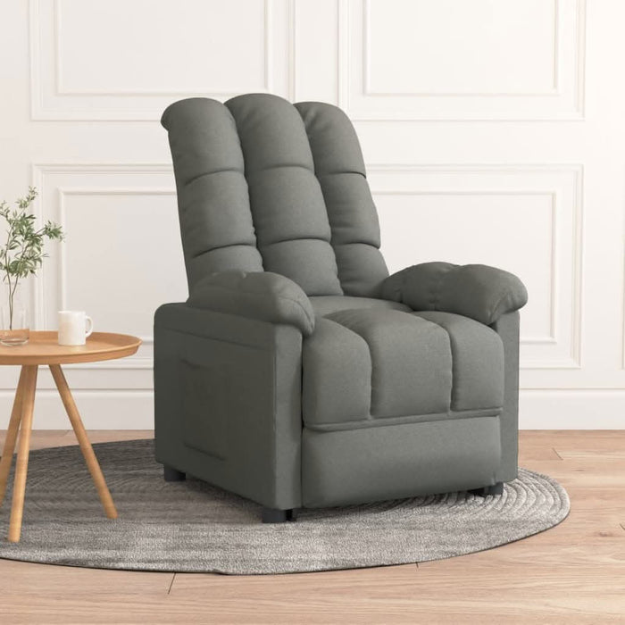 Fotoliu rabatabil, gri închis, material textil - WALTI WALTI