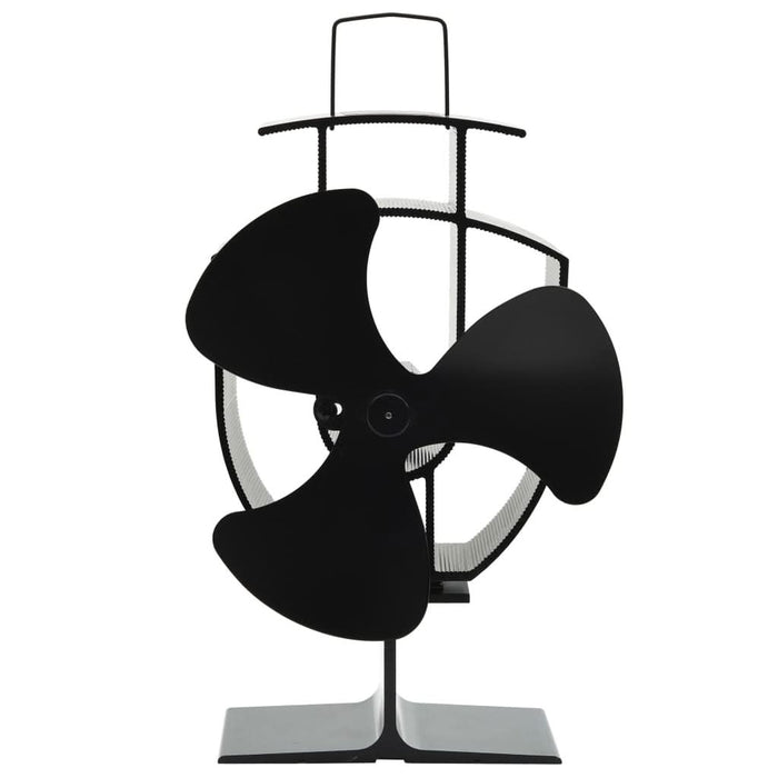 Ventilator de sobă cu alimentare termică, 3 palete, negru - WALTI WALTI