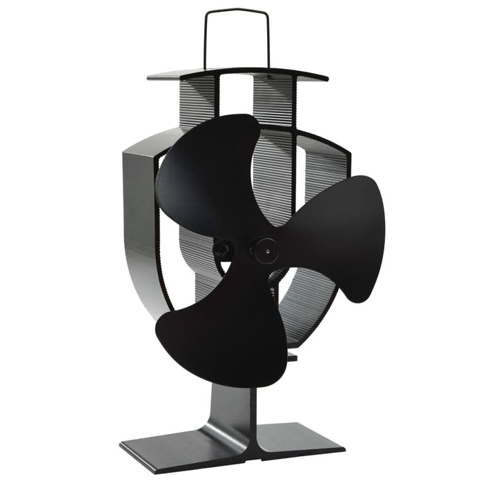Ventilator de sobă cu alimentare termică, 3 palete, negru - WALTI WALTI