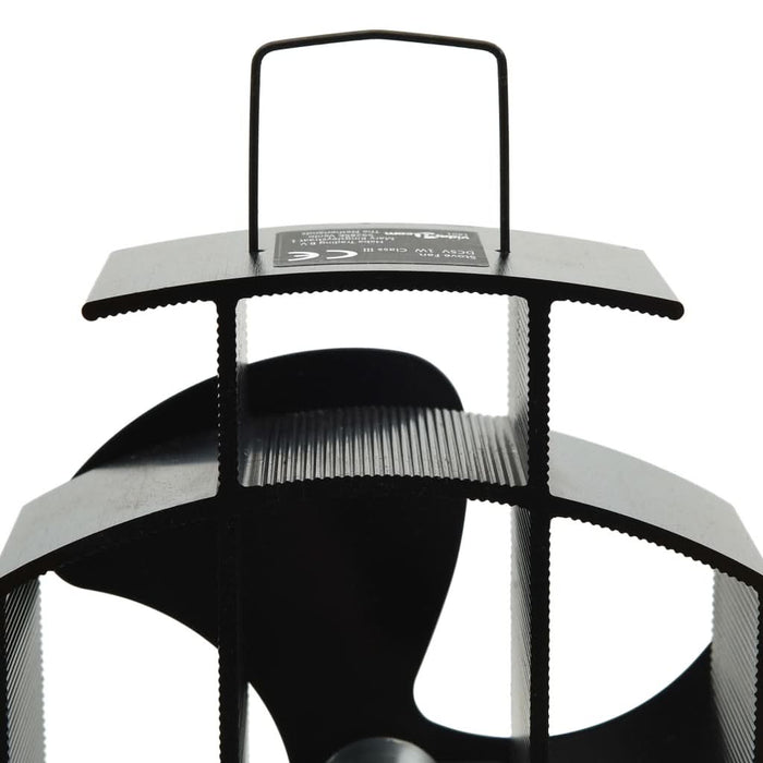 Ventilator de sobă cu alimentare termică, 3 palete, negru - WALTI WALTI