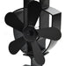 Ventilator de sobă cu alimentare termică, 5 palete, negru - WALTI WALTI