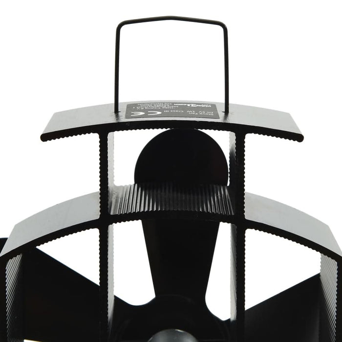 Ventilator de sobă cu alimentare termică, 5 palete, negru - WALTI WALTI