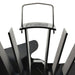 Ventilator de sobă cu alimentare termică, 2 palete, negru - WALTI WALTI