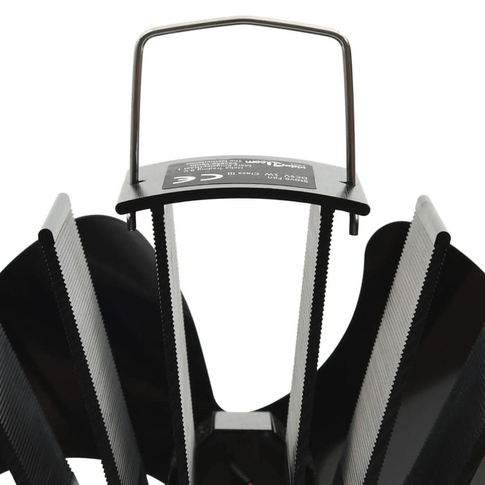 Ventilator de sobă cu alimentare termică, 3 palete, negru - WALTI WALTI