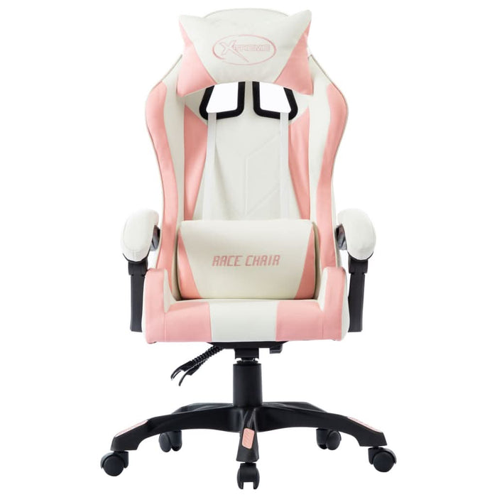 Scaun de racing, roz, piele ecologică - WALTI WALTI