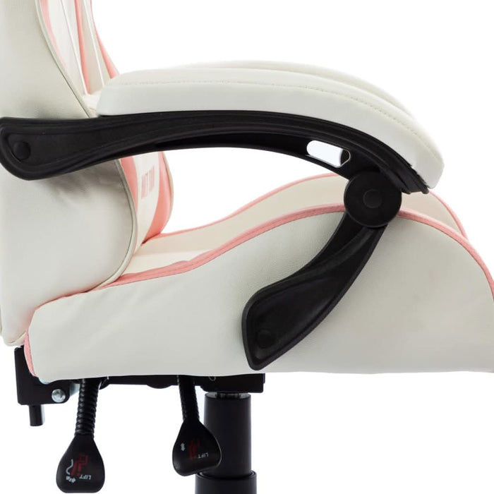 Scaun de racing, roz, piele ecologică - WALTI WALTI