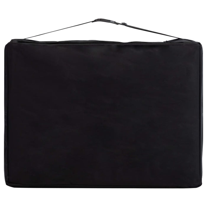 Masă de masaj pliabilă, 2 zone, violet vin, aluminiu - WALTI WALTI