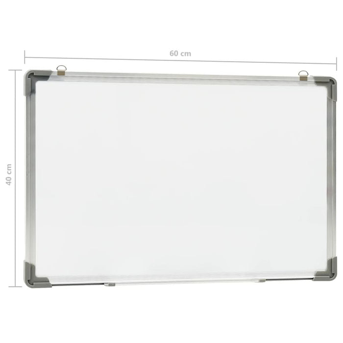 Tablă magnetică albă cu ștergere uscată 60x40 cm oțel - WALTI WALTI