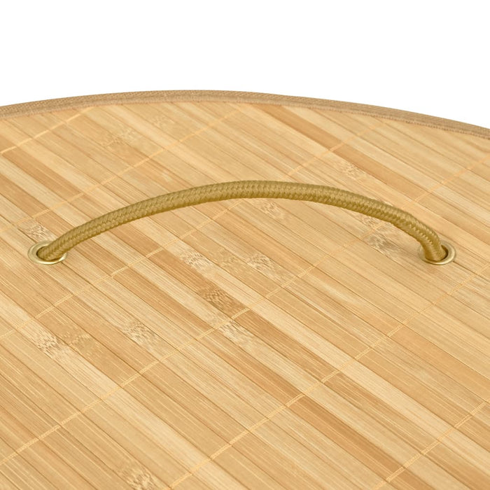 Coș de rufe din bambus de colț, 60 L - WALTI WALTI