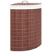 Coș de rufe din bambus de colț, maro, 60 L - WALTI WALTI