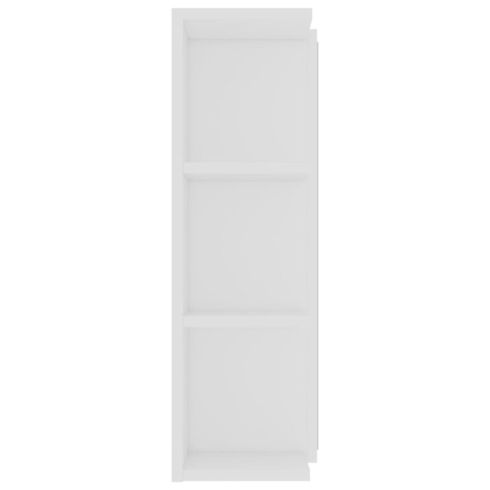 Dulap de baie cu oglindă, alb, 80 x 20,5 x 64 cm, PAL - WALTI WALTI