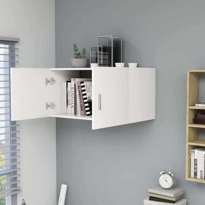Dulap montat pe perete, alb, 80x39x40 cm, PAL - WALTI WALTI