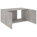 Dulap montat pe perete, gri beton, 80 x 39 x 40 cm, PAL - WALTI WALTI
